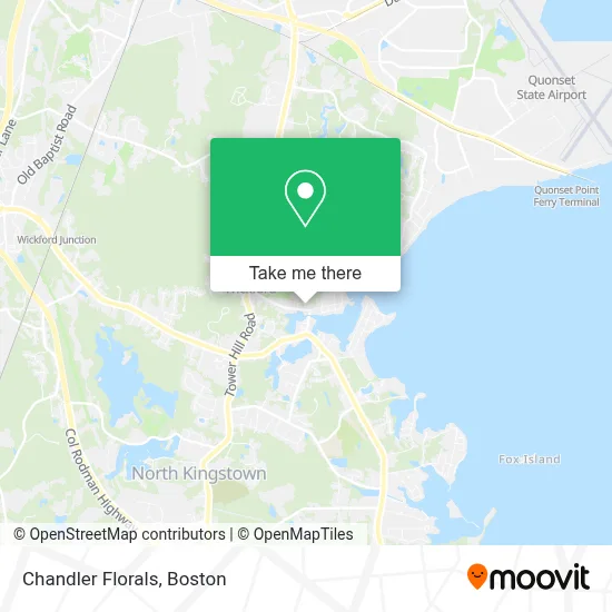 Chandler Florals map