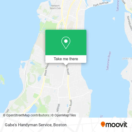 Gabe's Handyman Service map