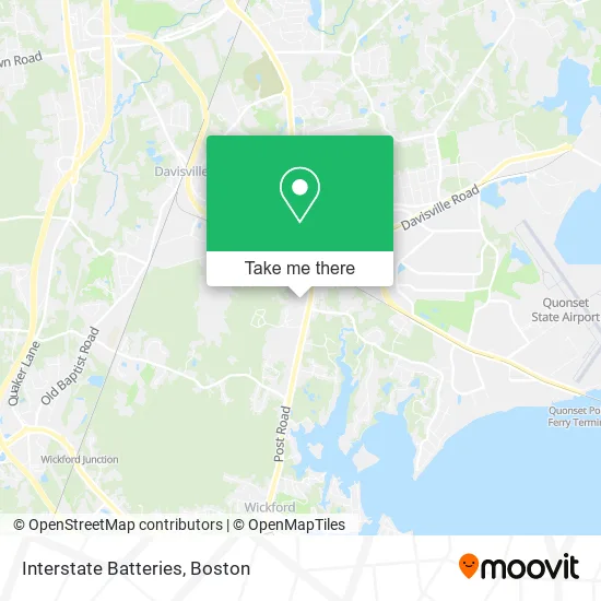 Interstate Batteries map