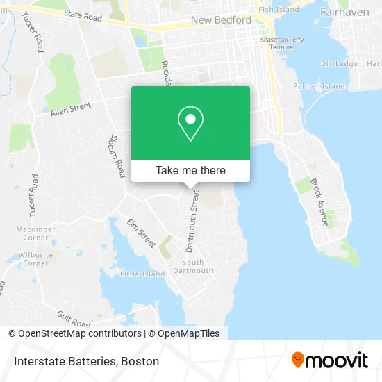 Interstate Batteries map