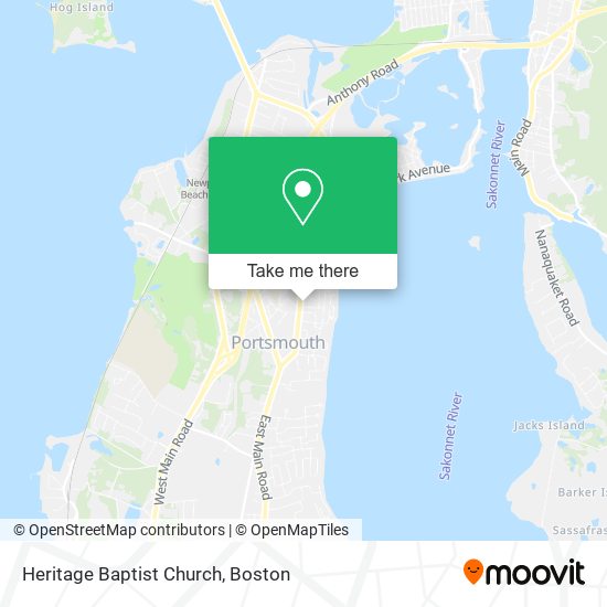 Heritage Baptist Church map