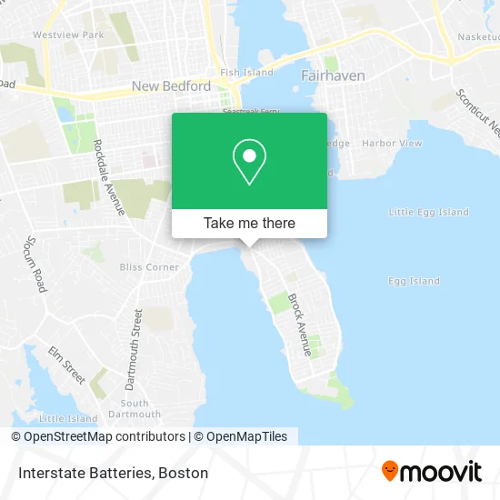 Interstate Batteries map