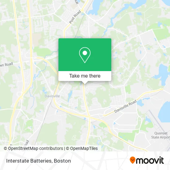 Mapa de Interstate Batteries