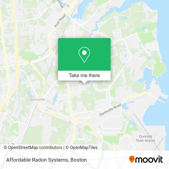 Affordable Radon Systems map