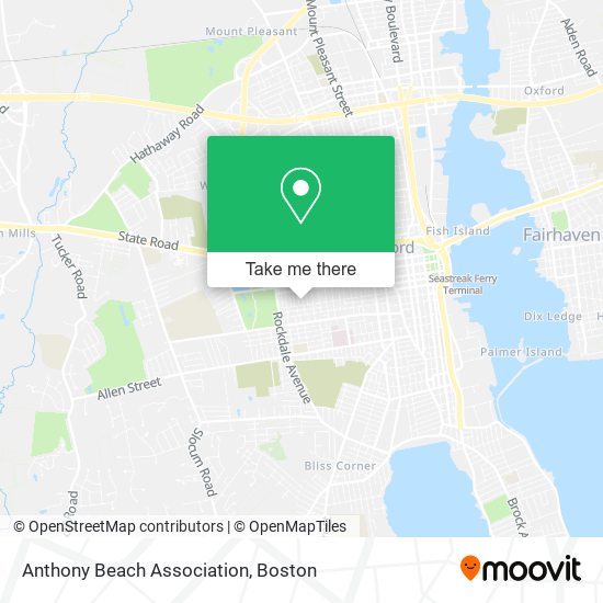 Anthony Beach Association map