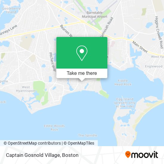 Captain Gosnold Village map