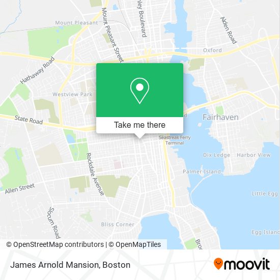 Mapa de James Arnold Mansion