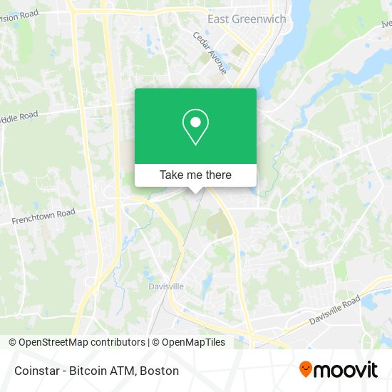 Mapa de Coinstar - Bitcoin ATM
