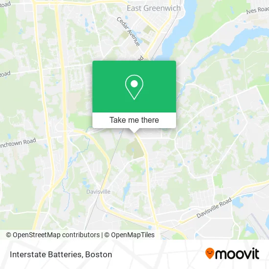 Mapa de Interstate Batteries