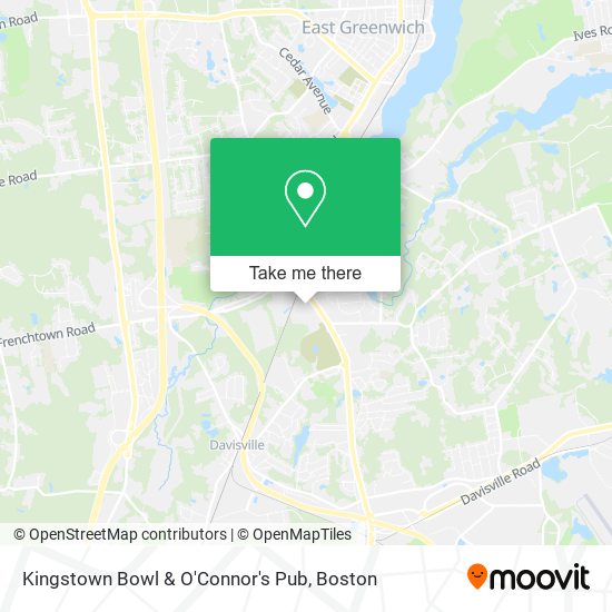 Kingstown Bowl & O'Connor's Pub map