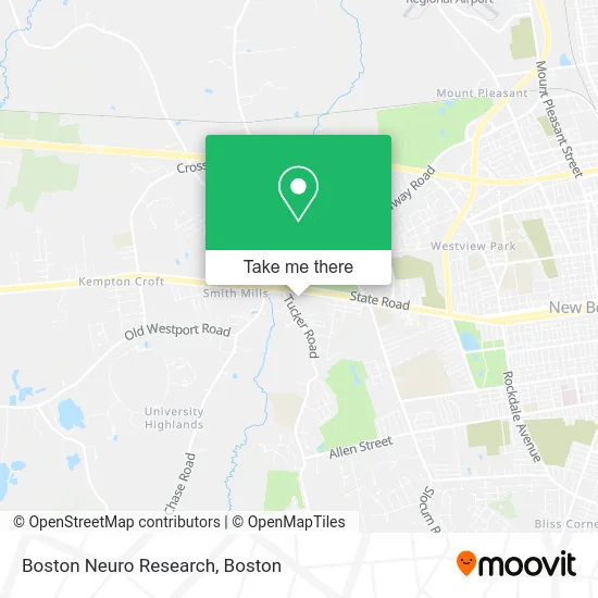 Boston Neuro Research map