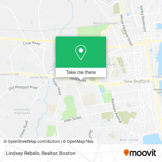 Lindsey Rebelo, Realtor map