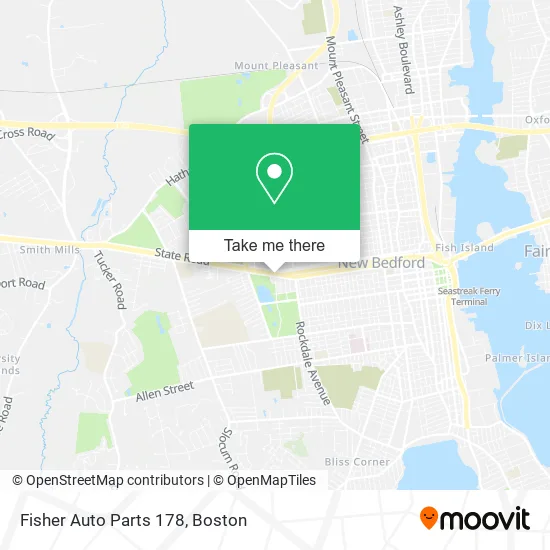 Fisher Auto Parts 178 map