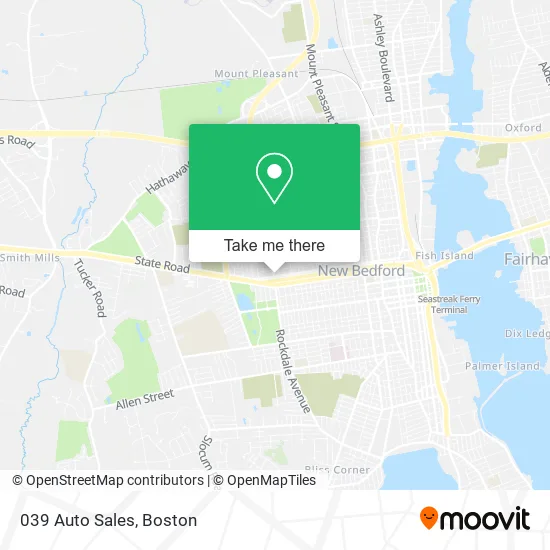 039 Auto Sales map