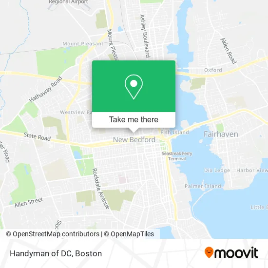 Handyman of DC map