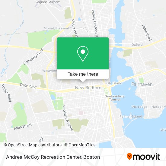 Andrea McCoy Recreation Center map