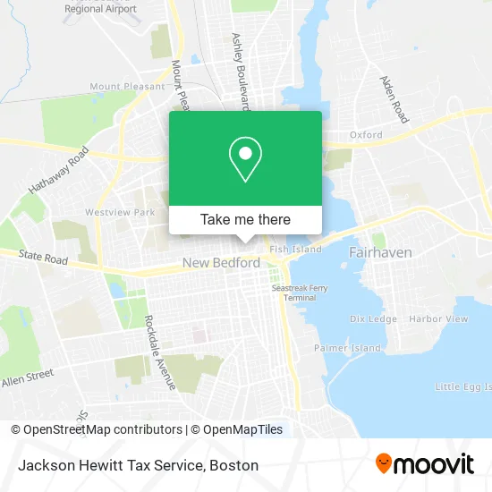 Jackson Hewitt Tax Service map