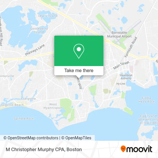 M Christopher Murphy CPA map