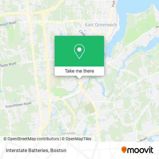 Interstate Batteries map