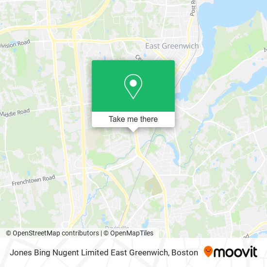 Mapa de Jones Bing Nugent Limited East Greenwich