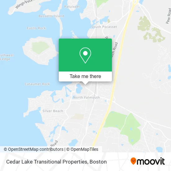 Cedar Lake Transitional Properties map