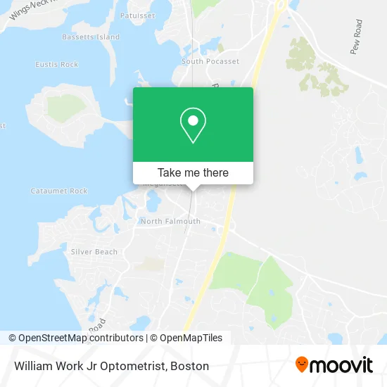 William Work Jr Optometrist map