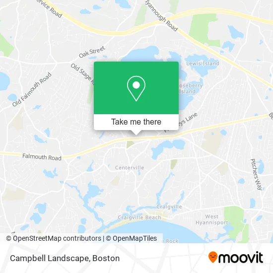 Campbell Landscape map