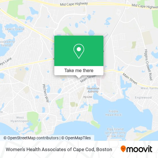 Mapa de Women's Health Associates of Cape Cod