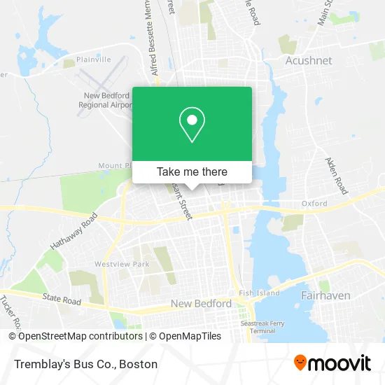 Tremblay's Bus Co. map