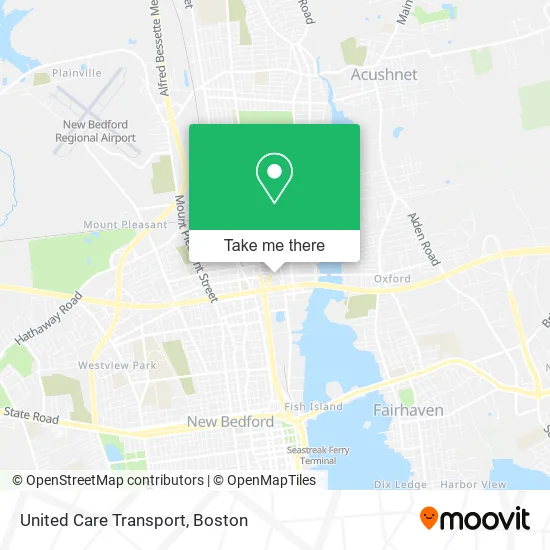 United Care Transport map