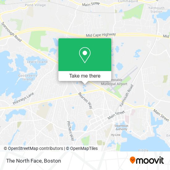 Mapa de The North Face