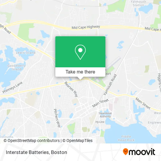 Interstate Batteries map