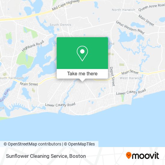 Sunflower Cleaning Service map