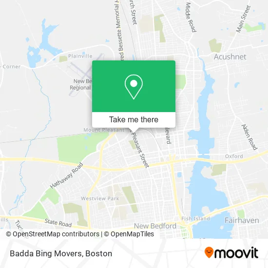 Badda Bing Movers map