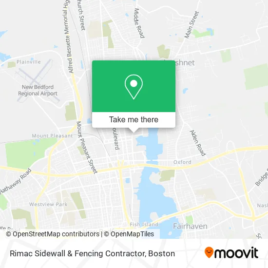 Rimac Sidewall & Fencing Contractor map