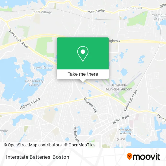 Interstate Batteries map