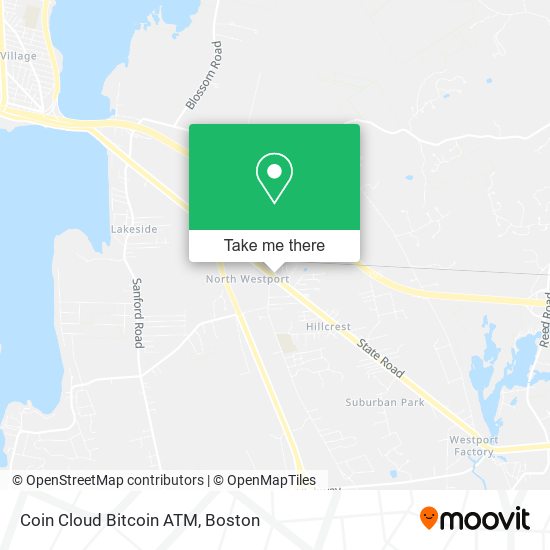 Mapa de Coin Cloud Bitcoin ATM