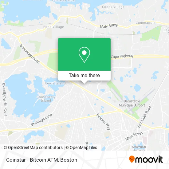 Coinstar - Bitcoin ATM map