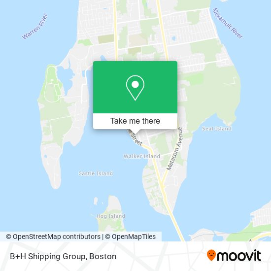 Mapa de B+H Shipping Group