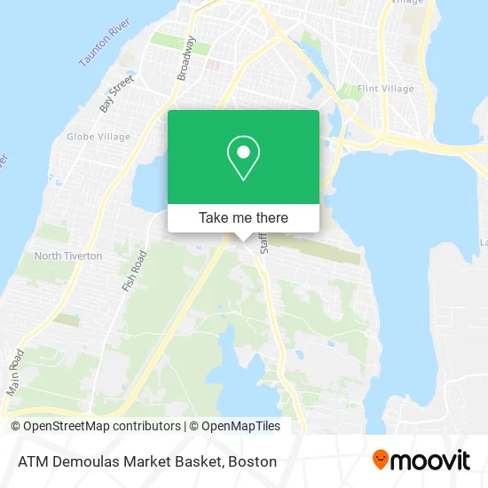 Mapa de ATM Demoulas Market Basket