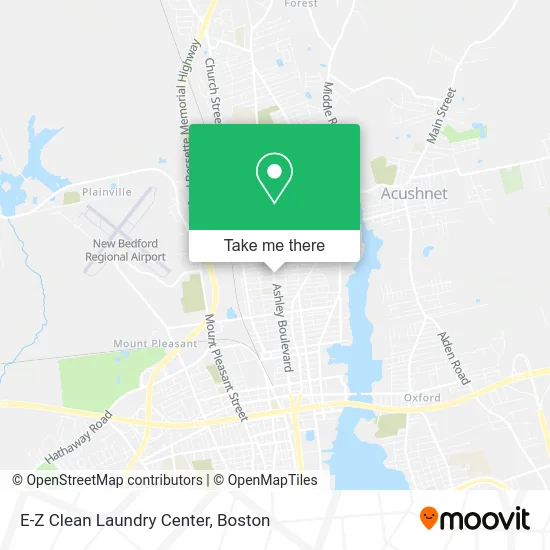 E-Z Clean Laundry Center map