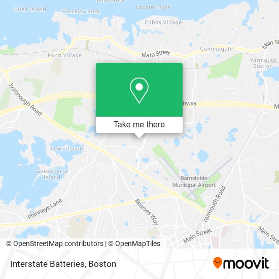 Interstate Batteries map