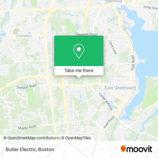Butler Electric map