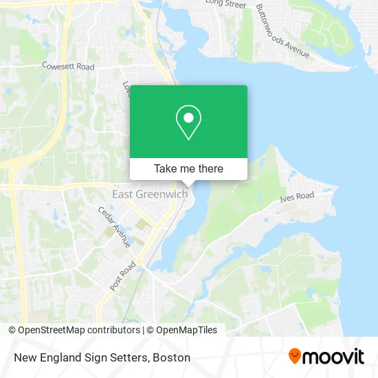 New England Sign Setters map