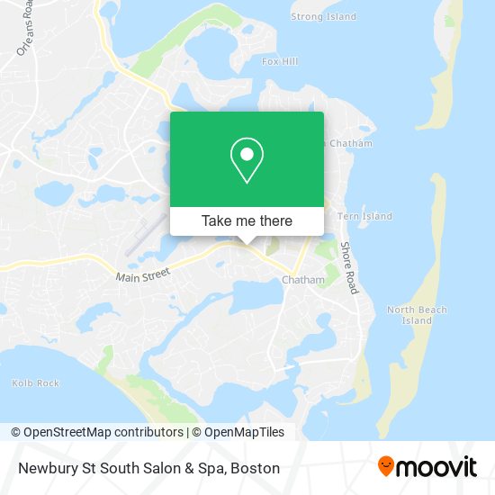Newbury St South Salon & Spa map