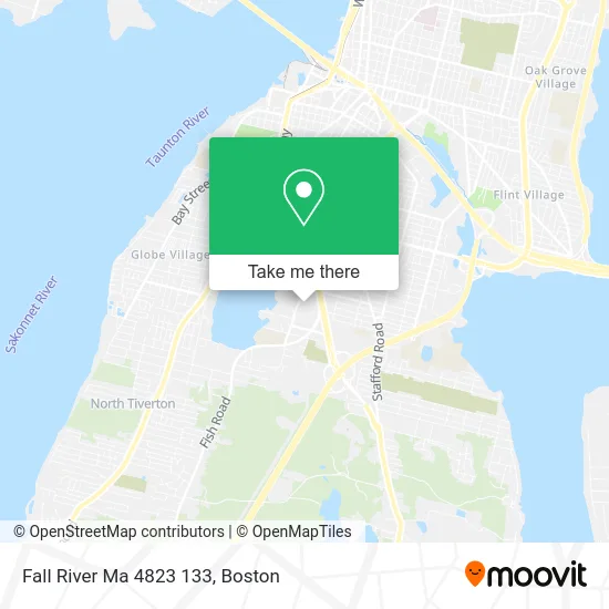 Fall River Ma 4823 133 map