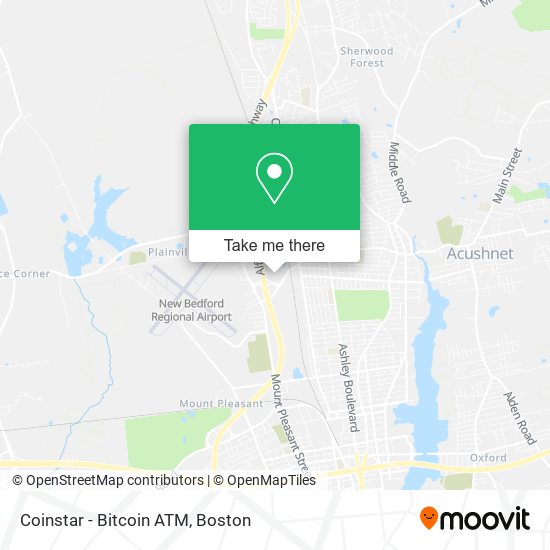 Mapa de Coinstar - Bitcoin ATM