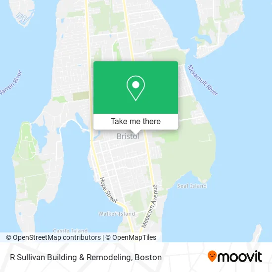 R Sullivan Building & Remodeling map