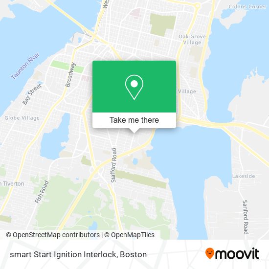 Mapa de smart Start Ignition Interlock