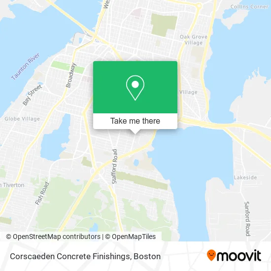 Corscaeden Concrete Finishings map